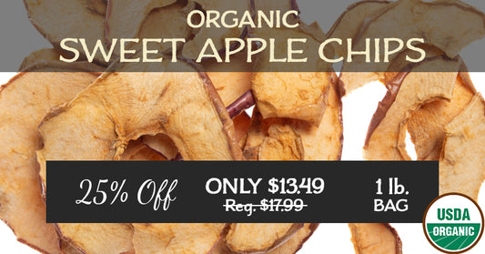 New Year, New Product: Certified Organic Sweet Apple Chips!