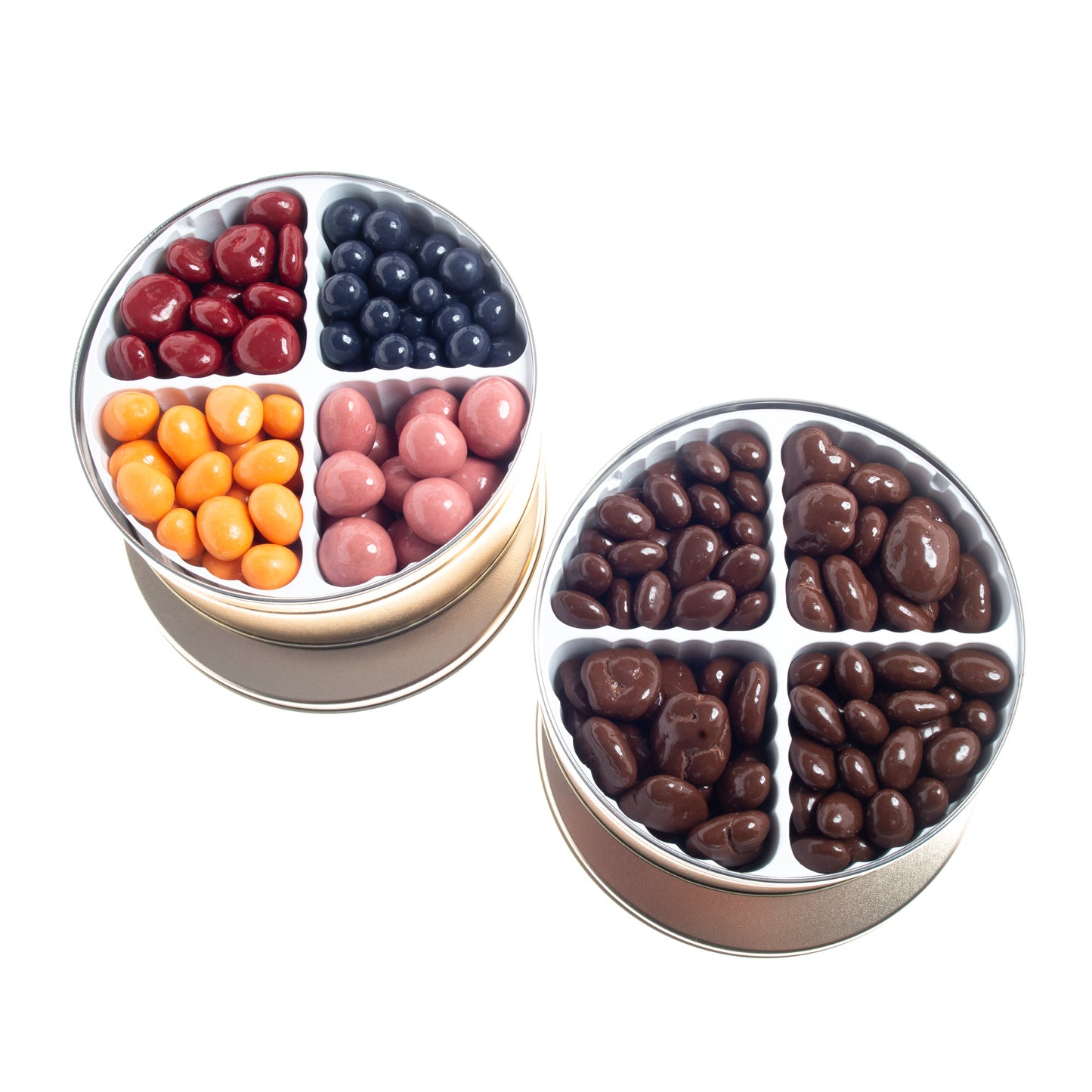 Tins of Chocolate Fruits & Nuts, 60oz