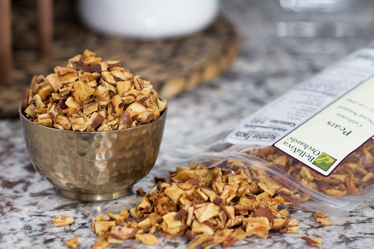 Natural Dried Diced Pears