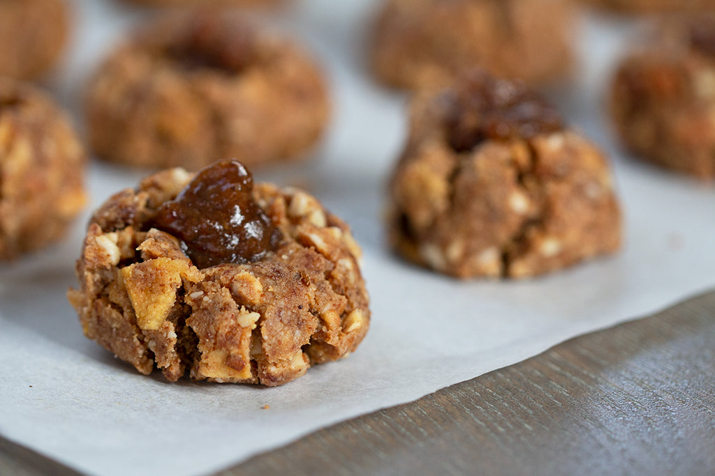 In the Kitchen: Pear, Date and Almond Fingerprint Cookies