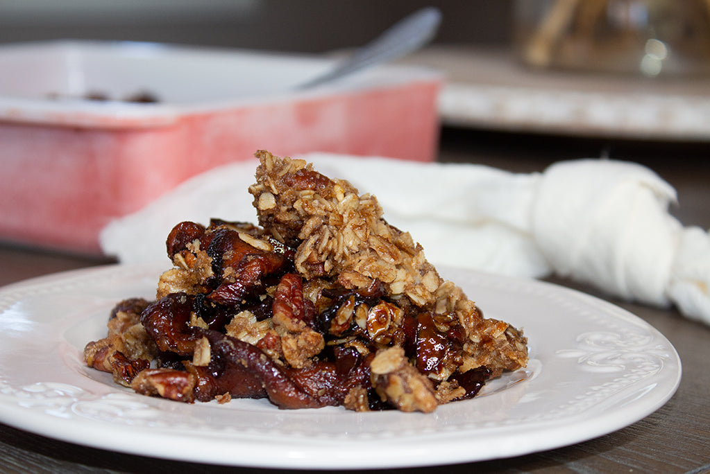 In the Kitchen: Bella Viva Orchards Peach Cherry Crisp