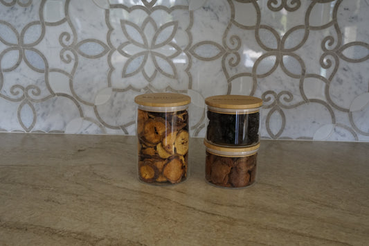 Organic Dried Fruit Gift Jar – Peach, Mango & Pineapple