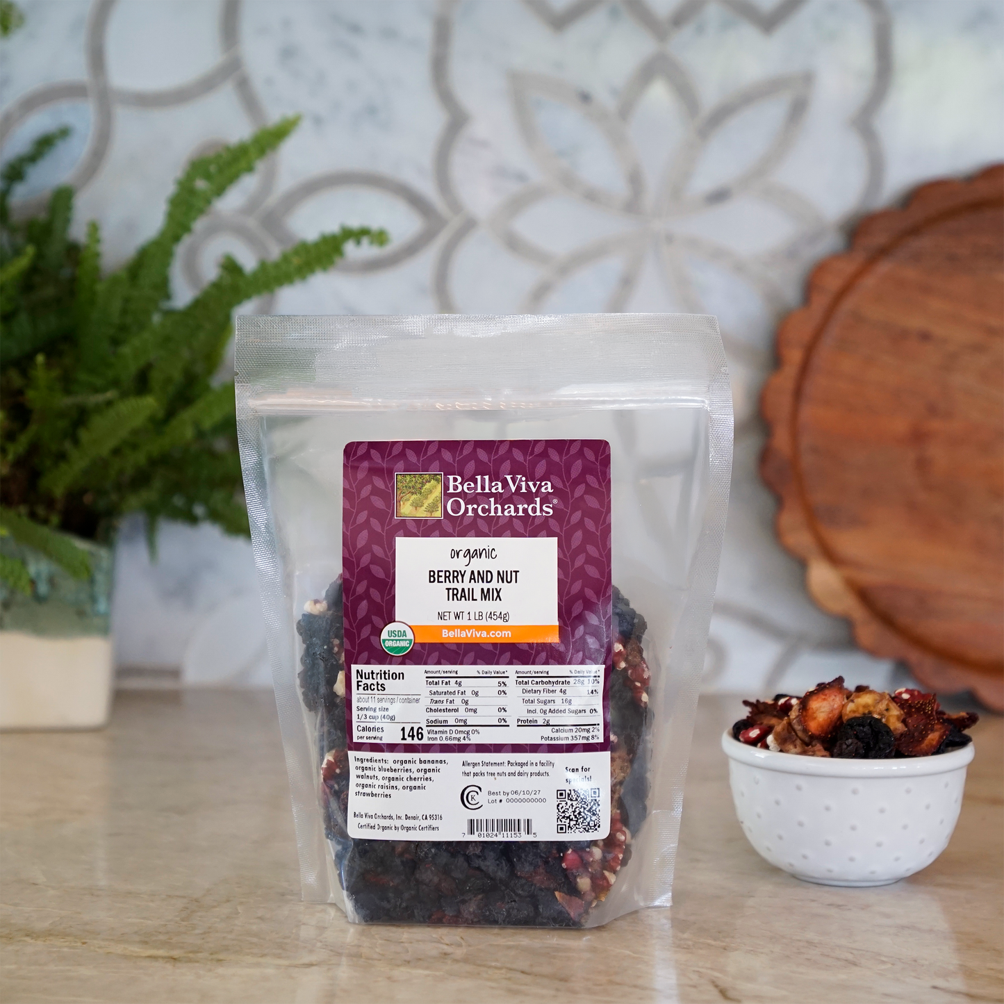 Organic Berry and Nut Trail Mix