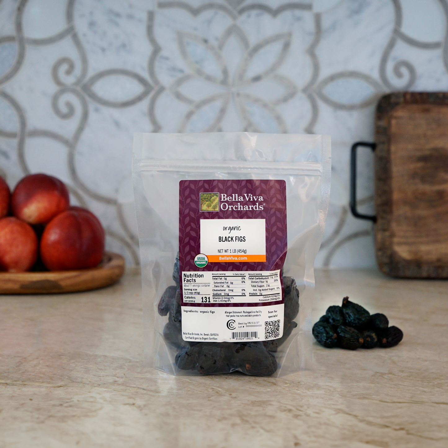 Organic Dried Black Figs