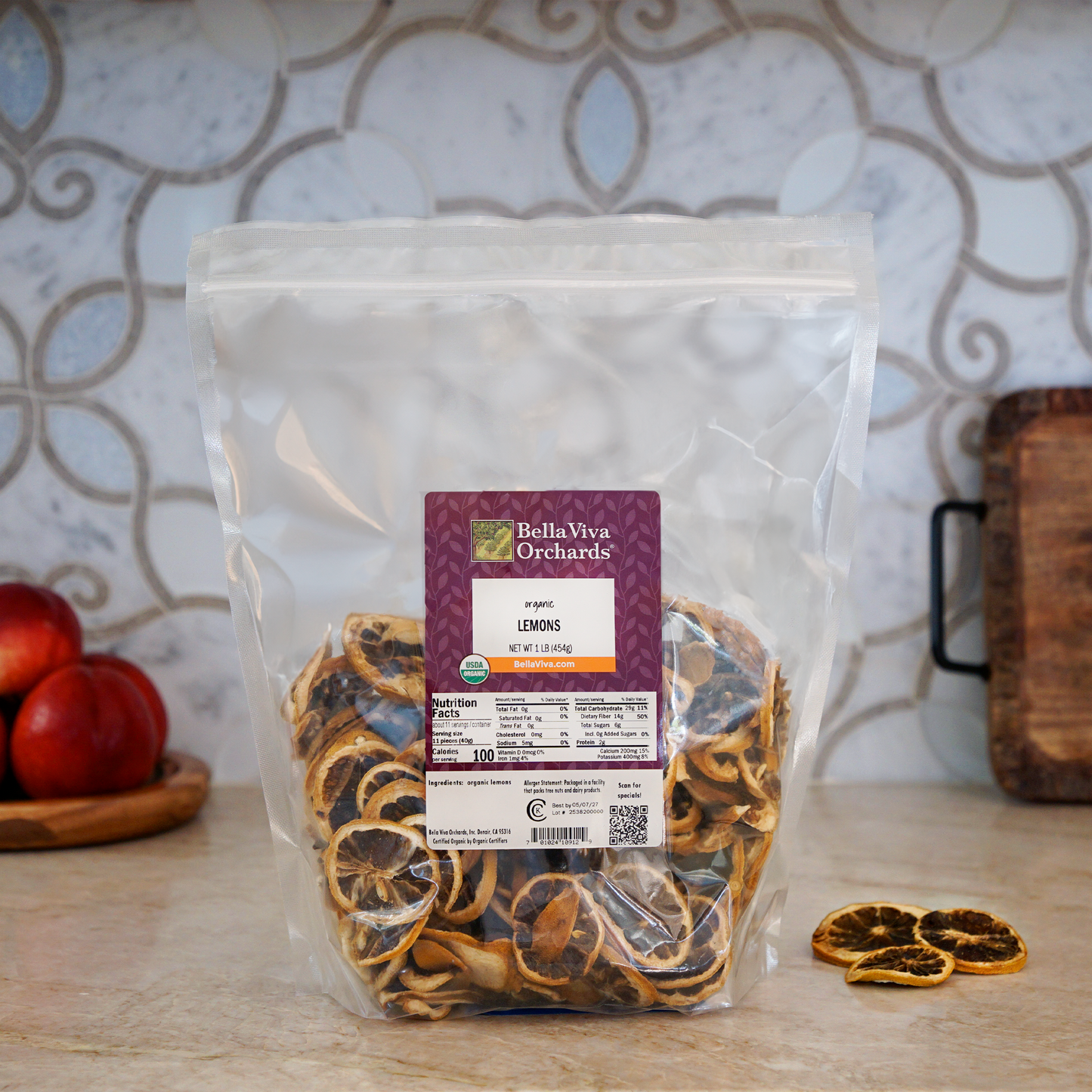 Organic Dried Lemon Slices