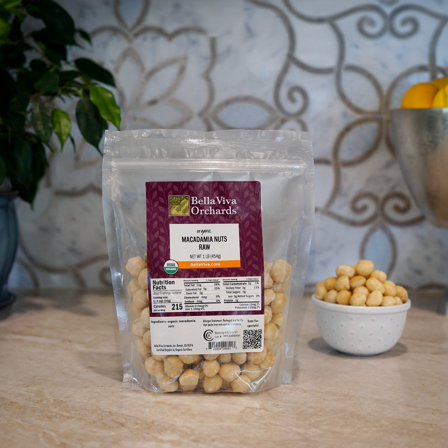 Regenerative Organic Certified Macadamia Nuts (Raw)