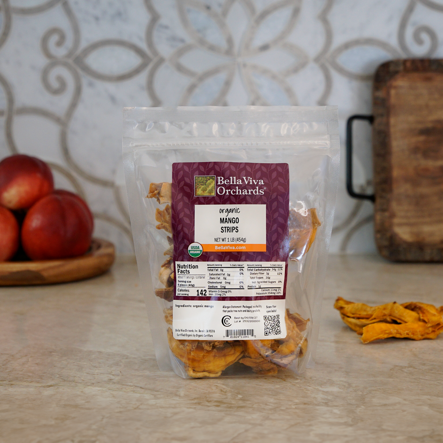 Organic Dried Mango Strips