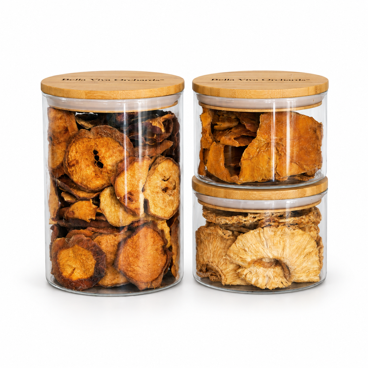Organic Dried Fruit Gift Jar – Peach, Mango & Pineapple