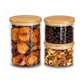 Organic Gift Jar – Peach, Mixed Nut & Dark Chocolate Raisin