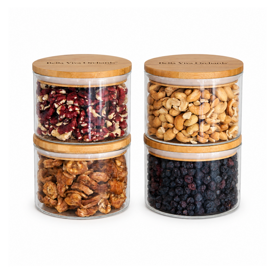 Organic Gift Jar – Cashew, Banana, Blueberry & Red Walnut