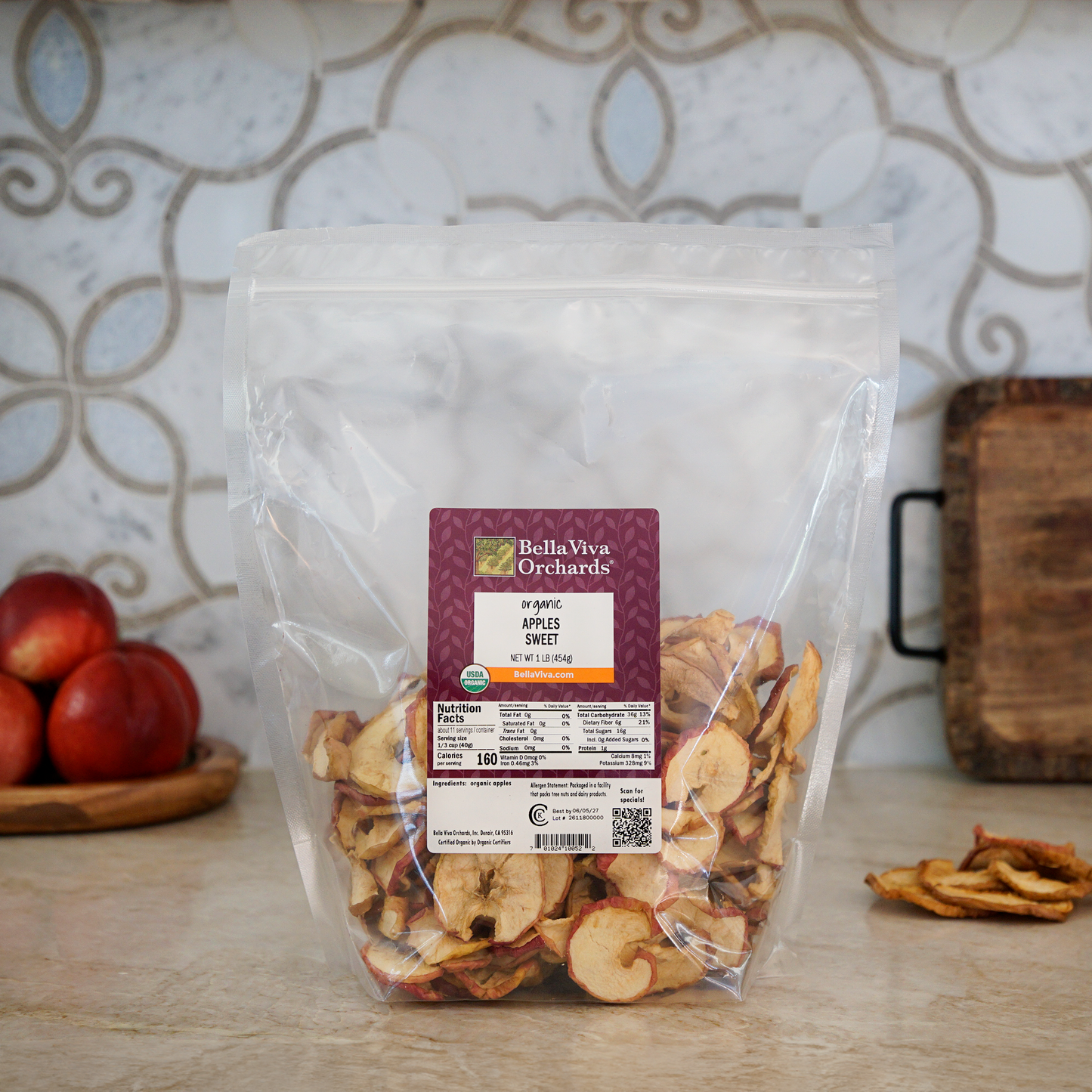 Organic Dried Sweet Apples