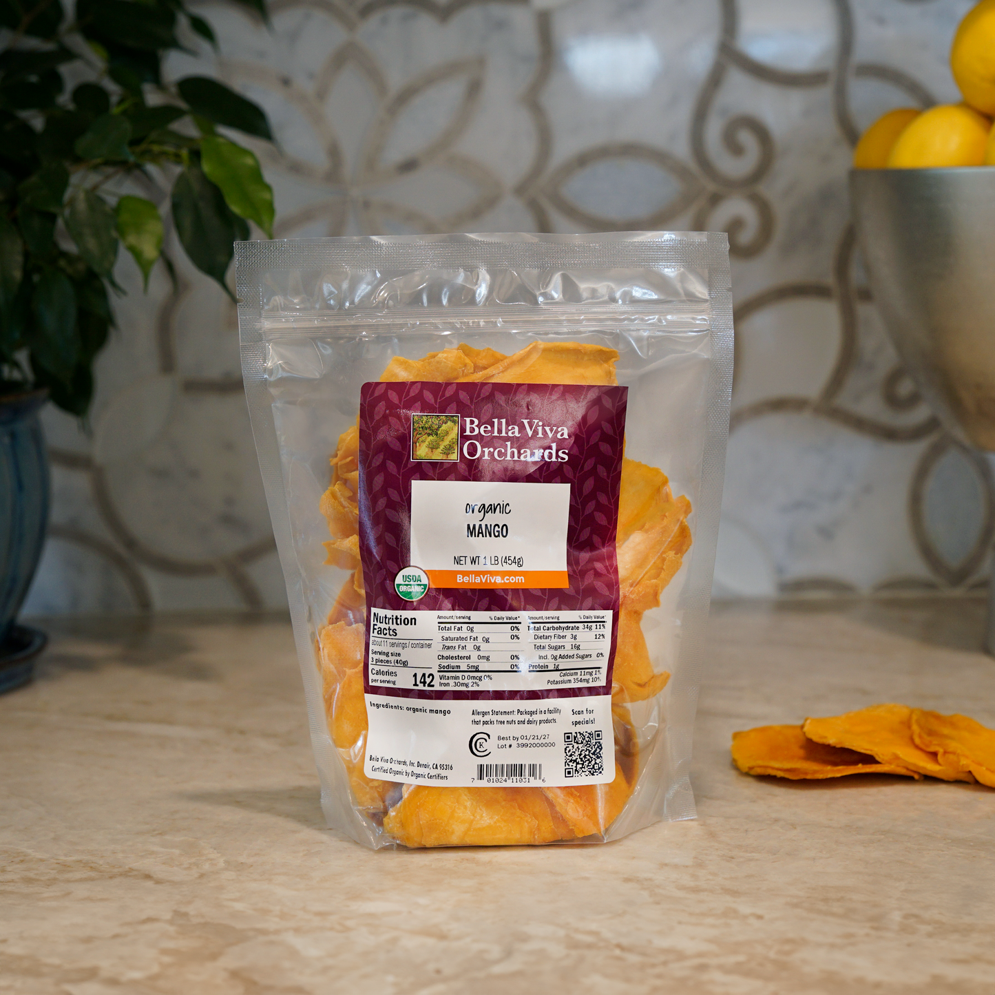 Organic Dried Mangos